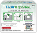 Fluidmaster 8202P8 Flush 'n Sparkle Automatic Toilet Bowl Cleaning System Refills, BioBalance Septic 2-Pack by CozyNest Decor