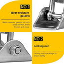 Heavy Duty Swing Hangers for Wooden Sets 2000 LB Capacity Hammock Hanger 360 Swivel Stainless Steel Swing Hardware Accessories 2 Packs for Porch Playground Yoga Heavy Bag by TinyTreasures Baby Boutique