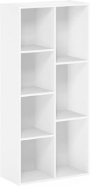Furinno Luder Bookcase / Book / Storage , 7-Cube, White by TinyTreasures Baby Boutique