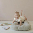 Baby Lounger - Snuggle Cozy Me Infant Lounger for Newborns | Breathable & Soft, Portable Awake-Time Pad, Essential Baby Gift- Grey (Lounger Cover Included) by TinyTreasures Baby Boutique