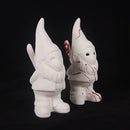 Garden Gnome Ceramics to Paint Garden Gnome Horror Halloween Gothic Indoor Home Decor Gifts Ready to Paint Ceramic