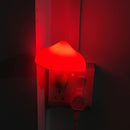 AUSAYE 5 Pack Sensor LED Night Lights Plug in Lamp Mushroom Light for Adults Kids NightLight Bedroom,Bathroom,Toilet,Hallway,Stairs,Kitchen,Basement Red by TinyTreasures Baby Boutique