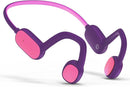 Kids Headphones, Bluetooth 5.2 Air Conduction Open Ear Headphones, 85dB Volume Limiting, Stereo Sound with Mic, IPX5 Waterproof, 20H Playtime, Perfect for School and Outdoor Activities-Purple by TinyTreasures Baby Boutique