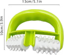 Cellulite Massage, Manual Roller Massage with Two-Wheel Massage Handle,Relax Muscles to Relieve Stress,Increases Blood Circulation,Apply to Arm/Shoulder/Leg/Back/Buttocks/Abdomen(Green) by CozyNest Decor
