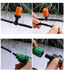 Drip Irrigation kit Plant Watering System Gravity Fed Irrigation Water Drip Setfor Garden Greenhouse Yard Lawn Home or Vacation Use 10M 4/7" Tube 20 Nozzles by GreenHaven Gardens