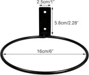 4 Pack 6in Flower Pot Holder Ring Wall Mounted Metal Planter Hooks Hangers Wall Bracket Wall Planter Hook (4, 6") by GreenHaven Gardens