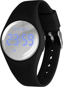 Kids Watches for Girls Boys Digital Sport Watch with Step Counter Pedometer Vibration Alarm Clock, No App Waterproof Fitness Tracker Kids Watch Boys Girls Teens Students Ages 5-16 by TinyTreasures Baby Boutique