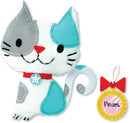 C.S. Kids Magic World DIY Personalised Sewing Kit - Kitten |Frist Sewing Arts & Crafts Gifts | Educational Sewing Kit for Kids | Sew Your Own (Safety Needle & Instruction Included) by TinyTreasures Baby Boutique