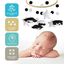 Montessori Mobile Baby for Crib - Black and White Mobile Give Visual Stimulation to Engage Your Newborn - Baby Crib Mobile for Boys & Girls - Baby Mobile for Crib by TinyTreasures Baby Boutique