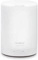 InnoGear 300ML Essential Oil Diffuser, Premium 5-in-1 Ultrasonic Aromatherapy Diffusers Scent Humidifier Aroma Diffuser Vaporizer Auto-Off Timer for Room Office Home, Basic White, Medium by TinyTreasures Baby Boutique