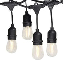 FRIDEKO HOME Waterproof Outdoor String Lights - 12Ft Commercial Grade Patio Lights Heavy Duty Light String Hanging Light Fixture with 11W S14 Bulbs for Deckyard Garden Porch Party Decor by GreenHaven Gardens