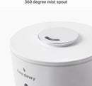 Hey Dewy Wellness Humidifier - for home, office, bathroom spa, or bedroom, with cool utrasonic mist hydration (Slate) by TinyTreasures Baby Boutique