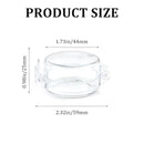 2 Pack Deadbolt Child Safety Lock Cover - Child Proof Deadbolt Cover & Door Knob Protector, Deadbolt Lock Cover for Kids, Prevents Accidental Locking (Fits Standard Locks) (Transparent) by TinyTreasures Baby Boutique