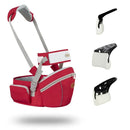 Baby Hip Seat Carrier Baby Waist Stool for Child Infant Toddler with Adjustable Strap Buckle Pocket Soft Inner Huge Storage (Red) by TinyTreasures Baby Boutique