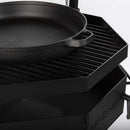 TITAN GREAT OUTDOORS Ash & Ember Santa Maria Grill, Argentine Style Open Fire Grill, Adjustable Cooking Grate with Flywheel, BBQ Grill Comes with Cast Iron Skillet by GreenHaven Gardens