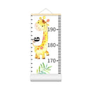 Baby Growth Chart for Wall - Height Chart for Kids Nursery Decor Wall Hanging Measurement Ruler Toddler Room Decor Play Room Essentials Birthday Christmas Gifts for Boys Girls 79"X7.9" (Giraffe) by TinyTreasures Baby Boutique