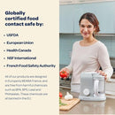 BEABA Babycook Solo 4 in 1 Baby Food Maker, Puree Steamer and Blender for Purees, Grinder with Auto Steam Cooking, Lrg Capacity 4.5 Cups 27 Servings in 20 Mins, Rose Gold by TinyTreasures Baby Boutique