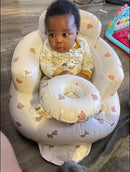 Little Angels Inflatable Seat with Tray for Toddlers 3-36 Months, Built-in Air Pump, Summer Baby Support Chair for Sitting Up by TinyTreasures Baby Boutique
