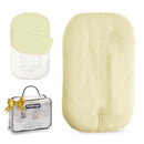 Baby Lounger - Snuggle Cozy Me Infant Lounger for Newborns | Breathable & Soft, Portable Awake-Time Pad, Essential Baby Gift- Yellow (Lounger Cover Included) by TinyTreasures Baby Boutique