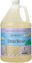 Ginger Lily Farms Botanicals Plant-Based Liquid Dish Soap, Concentrated Formula with Max Grease Cleaning Power, Cruelty-Free, Lavender Chamomile Scent, 1 Gallon Refill (128 Fl. Oz.) by CozyNest Decor