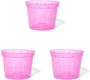rePotme Orchid Pot - 8 inch Slotted Orchid Pots with Holes - 3 Pack (Rose Quartz) by GreenHaven Gardens