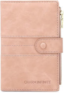 Mudono Passport and Card Holder for Women RFID Blocking Card Case Slim Travel Wallet Change Purse with Vaccine Card Slot by TinyTreasures Baby Boutique