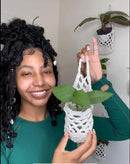 3PK Wall Planters for Indoor Plants, Macrame Plant Hanger | Wall Planter, Plant Hanger, Hanging Planter (3PK, for 4 inch Pot) by CozyNest Decor