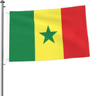 Senegal Senegalese Flag Garden Yard House 2x3 ft Flags Double Sided Print Banner Indoor Outdoor Party Home Decorations for Boat Dorm House Balcony by GreenHaven Gardens