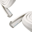 Roving Cove HeftyFit Edge Protector for Baby Proofing (12ft Large Edge Only), Heavy-Duty Soft Furniture Edge Bumper Guards, Desk Edge Cushion, Wall Corner Covers, 3M Adhesive, Oyster White (Off White) by TinyTreasures Baby Boutique