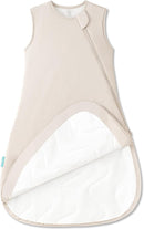 Supersoft Sleep Sack 1.0 TOG, Premium Bamboo Viscose Baby Sleeping Bag 2-Way Zipper Sleep Sack Baby Wearable Blanket by TinyTreasures Baby Boutique