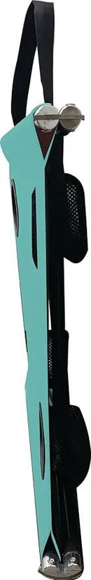 Neso Portable Beach Table with Cup Holders, Cell Phone Pockets, Lightweight for Picnics and Parks (Seafoam) by GreenHaven Gardens