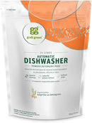 Grab Green Automatic Dishwashing Detergent Pods, 24 Count, Tangerine Lemongrass Scent, Plant and Mineral Based, Superior Cleaning, Powerful Grease Removal, Brilliant Shine by TinyTreasures Baby Boutique