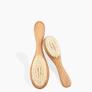 BoAn Wooden Baby Hair Brush,Natural Soft Goat Bristles,Cradle Cap Brush for Newborns & Toddlers,Perfect Scalp Grooming Product for Infant by TinyTreasures Baby Boutique