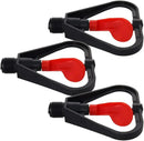 MroMax Butterfly Rotating Sprinkler, 1/2BSPF Thread Plastic Micro Atomizing Nozzle for Garden Irrigation, 3Pcs (Black&Red) by GreenHaven Gardens
