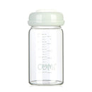 COMI Wide Neck Glass Breastmilk Collection n Storage Bottle, 6oz with Screw Ring Sealing Disk; Re-markable Sealing Disc. BPA Free, Fits Breast Pumps & Nipples (Gray Lids) by TinyTreasures Baby Boutique