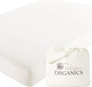 Organic Crib Mattress Protector - 100% Waterproof Crib Mattress Protector Pad with Soft Quiet & Breathable Triple Layer Protection for Sensitive Skin - GOTS Certified & Machine Washable (52"x28"x9”) by TinyTreasures Baby Boutique