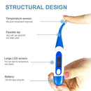 Berrcom Digital Thermometer for Adults, Oral and Underarm Thermometer for Baby and Kids Medical Thermometer with Fever Alarm Rectal Thermometer with Soft Tips by TinyTreasures Baby Boutique