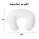 Little Grape Land Nursing Pillow for Breastfeeding, Bare Naked Breast Feeding Pillows for Mom, Bottle Feeding & Tummy Time, Breastfeeding Pillows, Naked Nursing Support Only (Naked Pillow) by TinyTreasures Baby Boutique