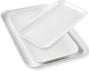 DELLING Serving Platter, 18/16/14inch Large Serving Tray, Serving Platters for Snacks, Fruit, Turkey, Dessert, Serving Trays for Entertaining at Parties and Weddings, Microwave Dishwasher Oven Safe by CozyNest Decor