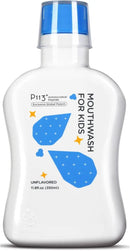 Mouthwash for Kids P113+ Peptide Anti Cavity Mouth Rinse Alcohol Free for Teeth and Gums Safe Oral Hygiene for Newborn to Toddler 11.08 fl oz (11.08 Fl oz, Original(Unflavored)) by CozyNest Decor