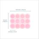Samuelworld Baby Breast Milk and Food Storage Container, 12 Portions x 2.5oz, Stackable Food Grade Silicone Tray with Clip-On Hard Lid for Homemade Purees, Vegetables & Fruits - Pink by TinyTreasures Baby Boutique