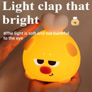 ATSUI Cute LED Night Light for Kids, Squishy Dog Design, 3 Level Dimmable, Food Grade Silicone Construction by TinyTreasures Baby Boutique