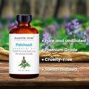 Majestic Pure Patchouli Essential Oil with Glass Dropper - 1 Fl Oz - 100% Pure and Natural Patchouli Oil - Premium Grade Essential Oils for Diffuser, Aromatherapy, Soap and Candle Making by CozyNest Decor