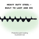 32" x 2" Extended Length Auger Drill Bit for Planting Bulb & Bedding Plant Auger, Garden Plant Auger, No Need to Squat Post Hole Digger for 3/8" Hex Drive Drill, Earth Auger Bulb Planter Tool by GreenHaven Gardens