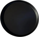 2 Pack Ceramic Plant Saucer Pot Tray 6 Inch, Planter Saucers 4 5 6 7 8 9 10 11 12 13 Inch for Indoors Outdoor, Durable Sturdy Flower Drainage drip Water Tray for Glazed Pots Base (6.4 Inch-Black) by GreenHaven Gardens