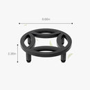 Zhongma 2 Pack 8.7" Sturdy Potted Plant Stand Flower Pot Holder Heavy Duty Construction, Low Plant Stand for Home Indoor and Outdoor, Sturdy plant riser and saucer without Installation Required by GreenHaven Gardens