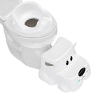 Squatty Potty Kids Toilet Step Stool Set, Potty Pet Bear Cub Base with Training Seat by TinyTreasures Baby Boutique