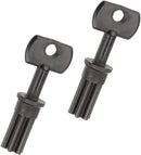 2 Pack of Irritrol Replacement Key, Rain Dial External Controller Key R8969, Pack of 2 Outdoor Replacement Keys for Irritrol Controller Sprinkler Irrigation Boxes with Included LED Keychain Light by GreenHaven Gardens