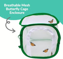 Clearwater Butterfly Live Painted Lady Butterflies - Butterfly Growing Kit with Live Caterpillars - Mesh Cage Included - Butterfly Habitat - 10 Live Caterpillars to Butterflies - Live Butterfly Kit by TinyTreasures Baby Boutique