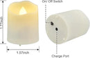 12 PCS Rechargeable Candles Flameless Tea Lights with Remote, USB LED Tealights with Timer Flickering Fake Candle, Votive Tea Light for Halloween, Holiday, Christmas, Party, Home Decorations by GreenHaven Gardens